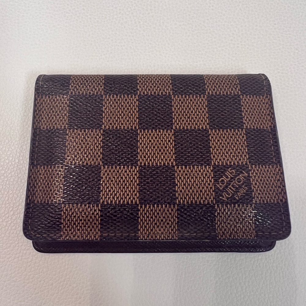 Louis Vuitton Damier Ebene ID card holder